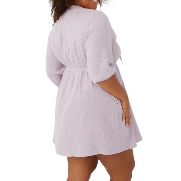 Cotton On Lilac Knot Front Dress - Picture 3 of 6